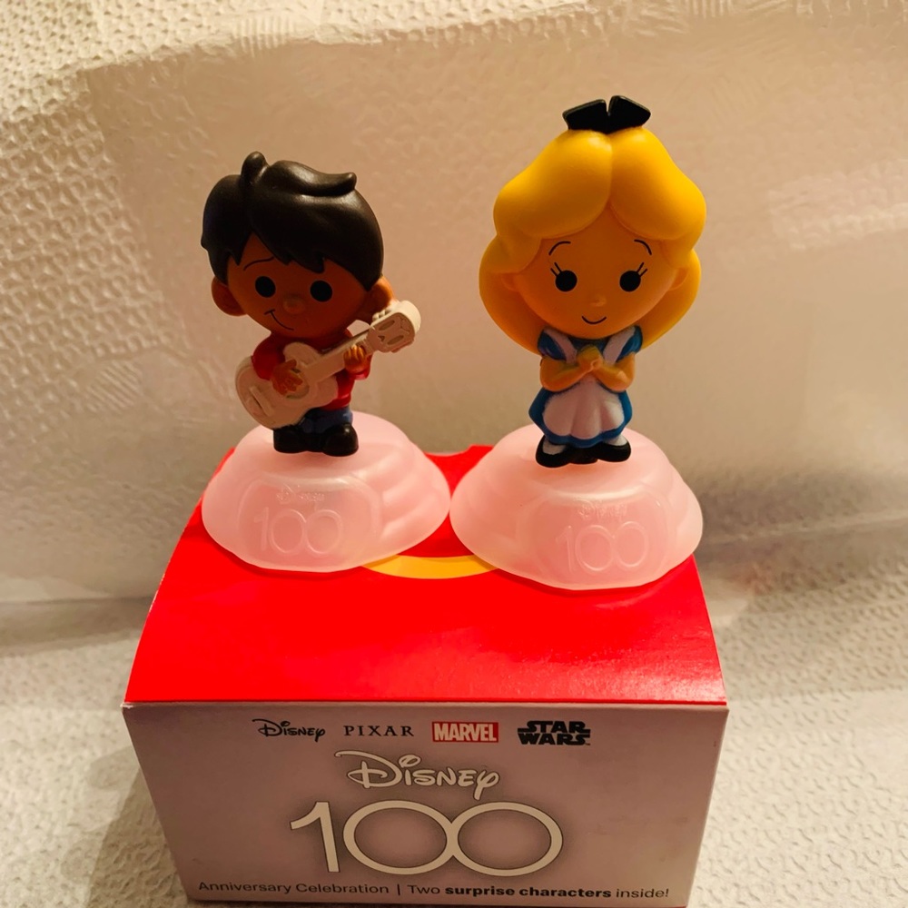 McDONALD'S Disney's 100 Year Anniversary 2023 Happy Meal Toys Miguel & Alice